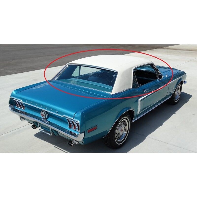 Vinyl-Dach für Coupe, weiß