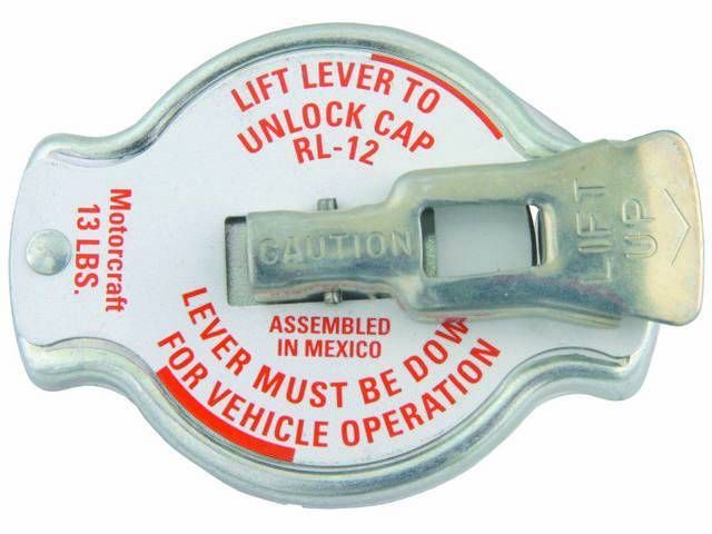 Kühlerdeckel mit Klappentlüftung, Motorcraft