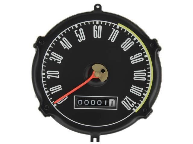 Tachometer mit Meilen-Skala