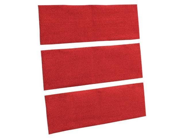 Teppich Rückbank, Fastback in Rot (Red)