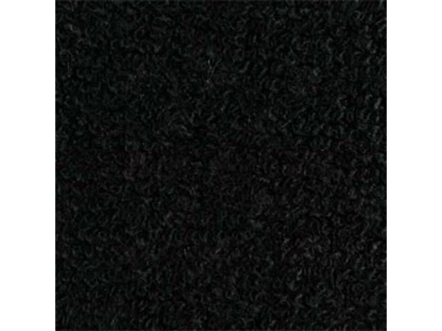 Teppich Rückbank, Fastback, Schwarz (Black)