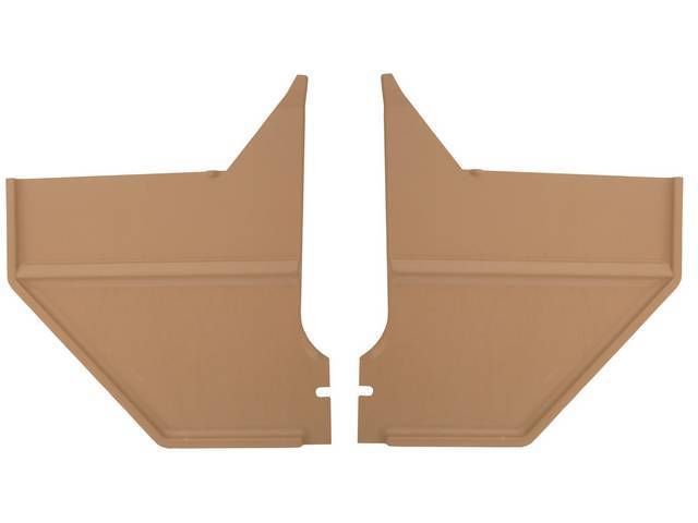 Fußraumverkleidung, Coupe & Fastback, Sattelfarben (Saddle)