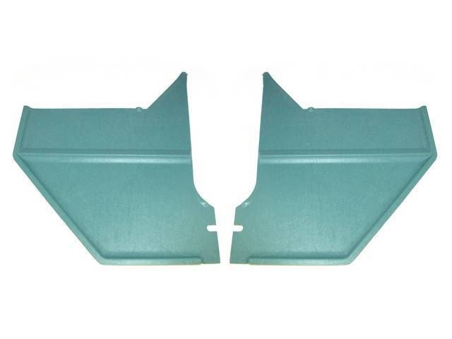 Fußraumverkleidung, Coupe & Fastback, Türkis (Aqua)