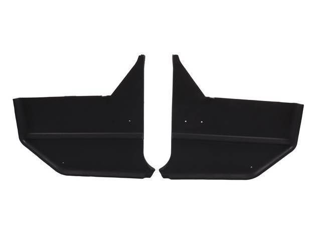 Fußraumverkleidung, Cabriolet, Schwarz (Black)