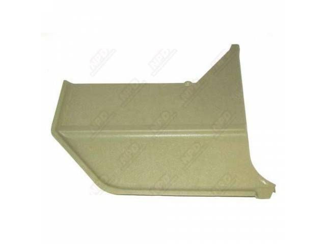 Fußraumverkleidung, Cabriolet, Efeu Gold (Ivy Gold)