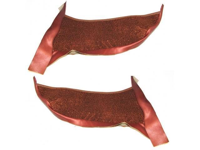 Teppichbezug Fußraumverkleidung, Cabriolet, Glutrot (Emberglow)