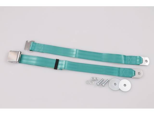2-Punkt Sicherheitsbeckengurt, Türkis (Turquoise)