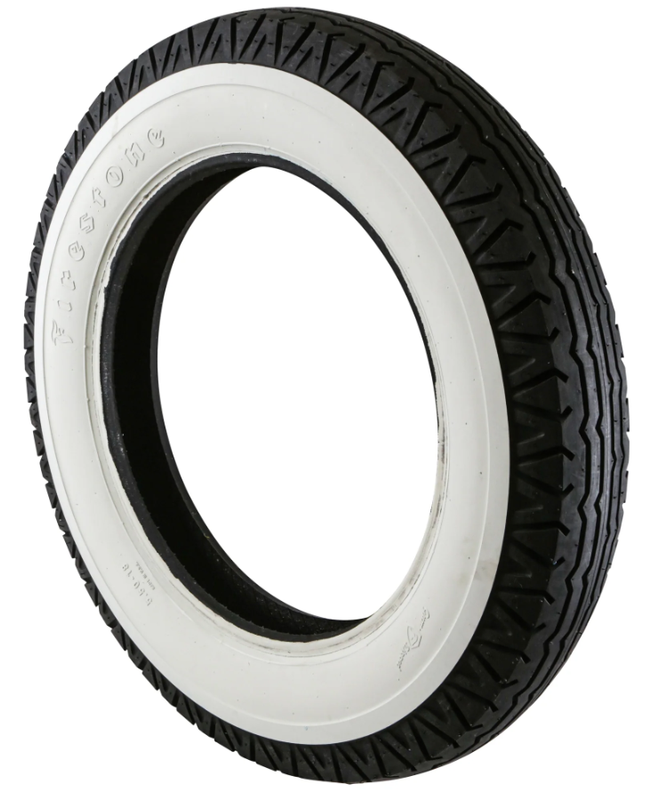 Firestone 18" Weißwandreifen 3.25" (550)