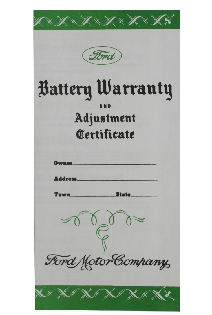 Zertifikat Batterie