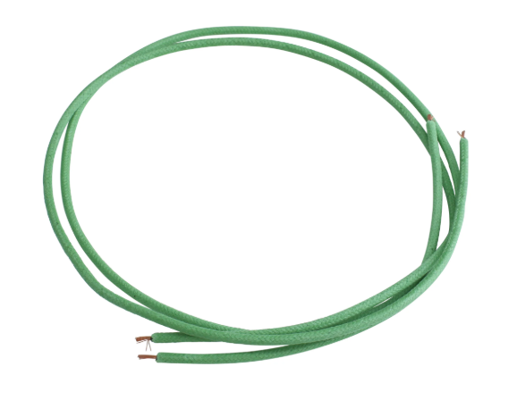 Gewebekabel Grün 1 ft