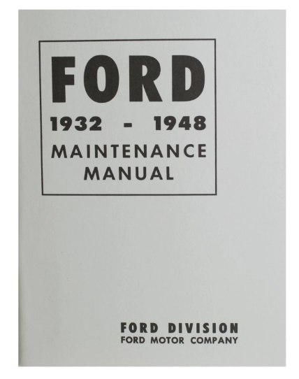 "Ford Maintenance Manual"
