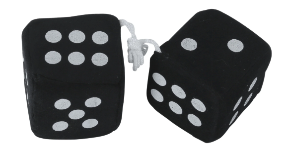 Fuzzy Dice 1950's-Style