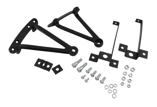 Scharnier-Set für Notsitzklappe