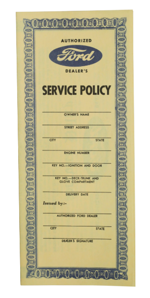 "Service Policy"