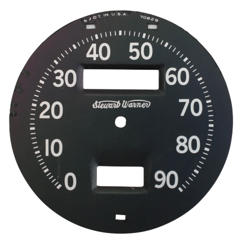 Ziffernblatt für Tachometer
