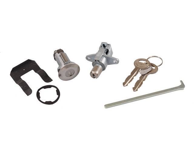 Schließzylinderset Kofferdeckel & Handschuhfach
