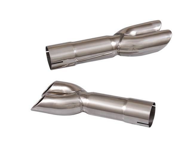 Auspuffblende Doppelrohr, GT & Shelby 500KR