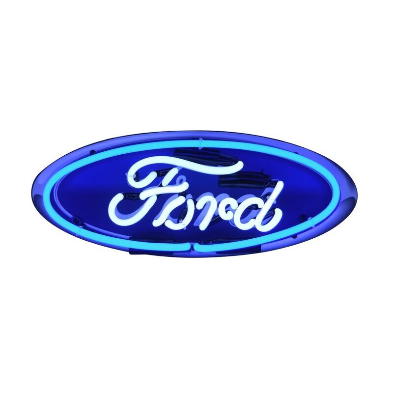 Ovales Neonschild Ford Ovales Neonschild Ford