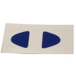 Aufkleber Blau für Klemme Vorne Mittig Aufkleber Blau für Klemme Vorne Mittig