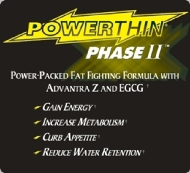 Power Thin Phase II - 120 Capsules