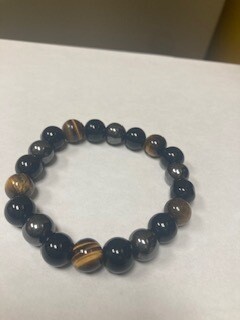 Tiger eye and onyx