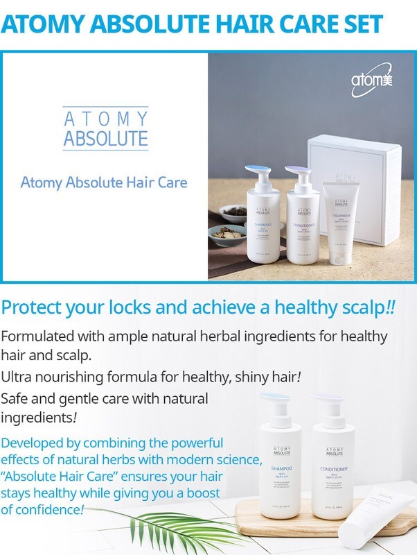 Atomy Absolute Hair Care Set 3 Pack