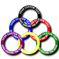 Hole Rings With Text