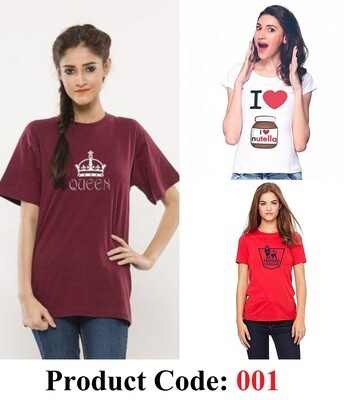 Pack of 3 PRINTED T-Shirts