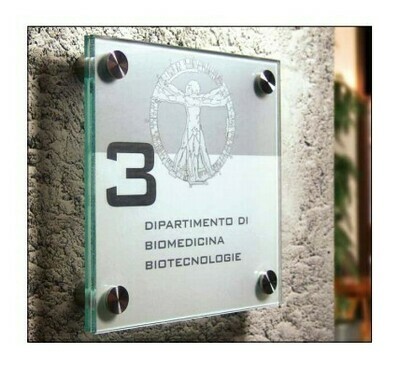 Beschriftungsschilder Acrylglas