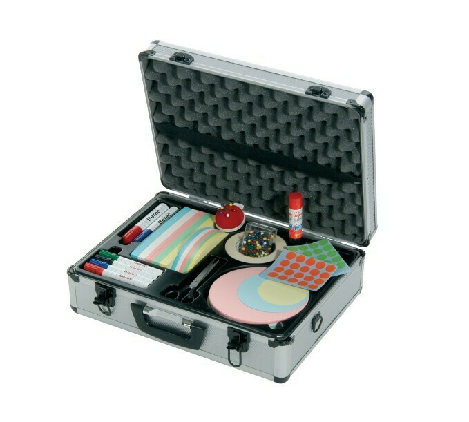 Moderatorenkoffer mit selbstklebenden Karten