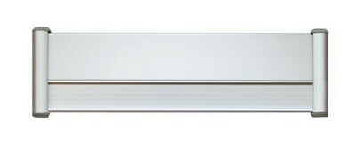 Türschild mit 2 Beschriftungsprofilen Türschild mit 2 Beschriftungsprofilen