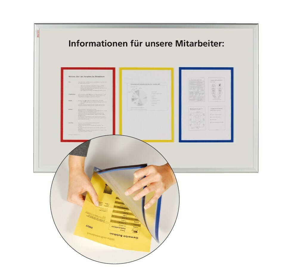 Magnethaftende A5 hoch/quer 225 x 163 mm