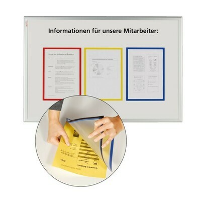 Infotasche magnethaftend