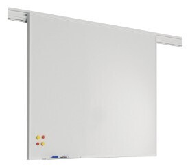 Emaillierte Schreibtafel weiss 90 x 120cm