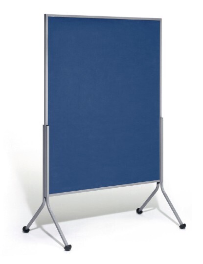 Unverisal Pinnwand in blau, 120 x 195 cm