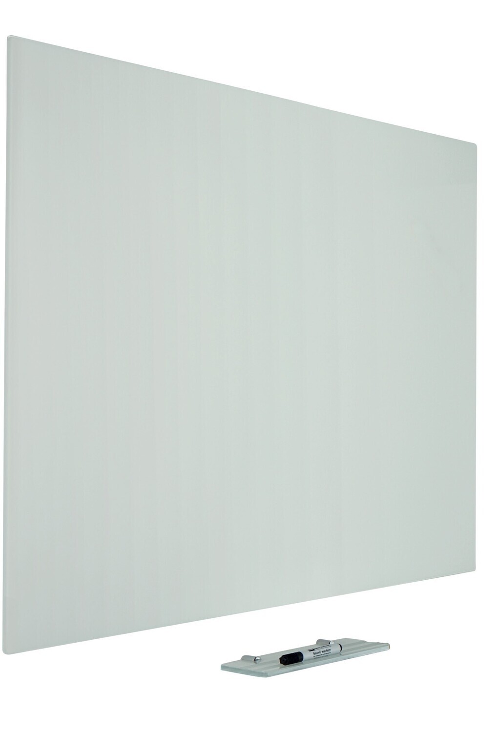 Glasschreibtafel weiss Premium mit Metallrückwand, 120 x 200 cm