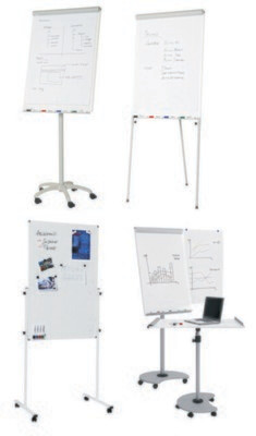 Dreibein- und Roll-Flipchart