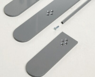 Fuss an der Wand anstehend, 10 x 30 x 1 cm