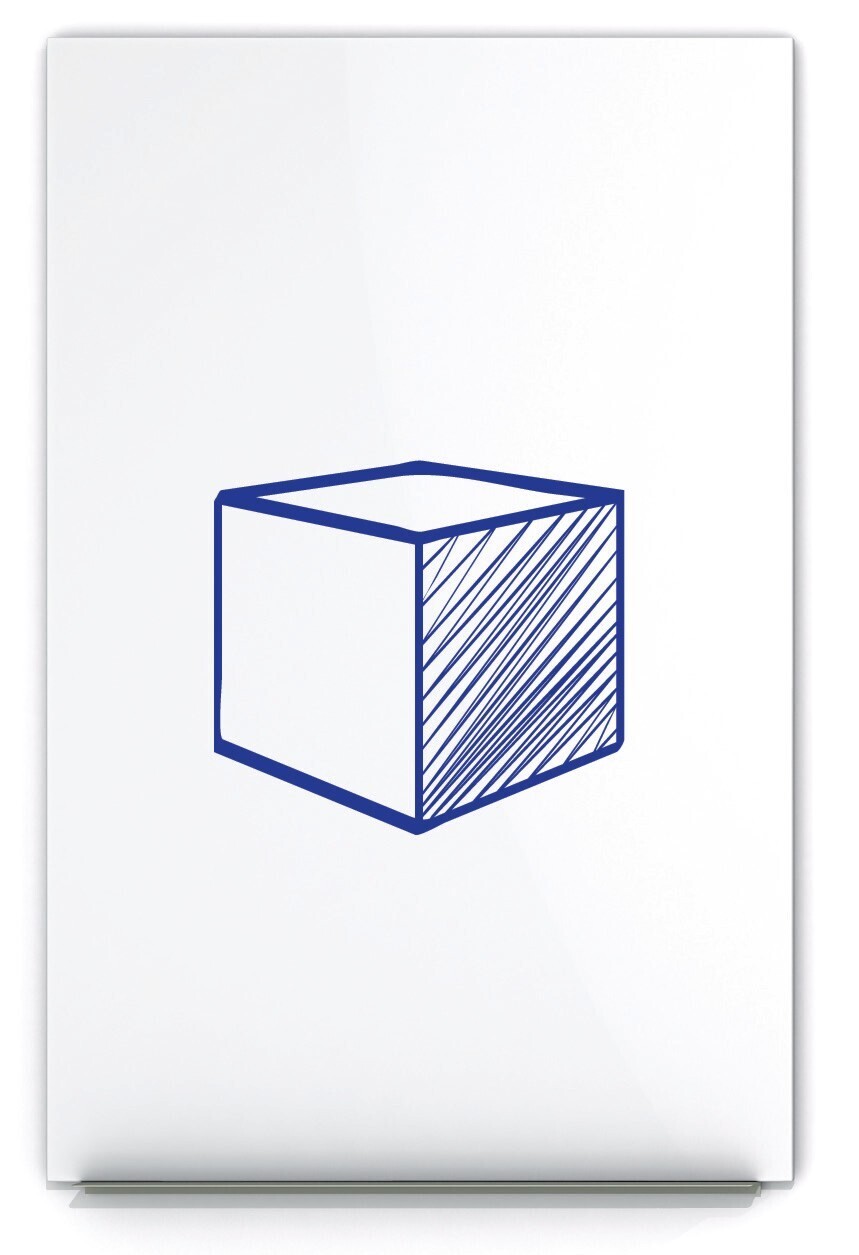 Weisses ​Skinboard 55 x 75 cm, 4,7 kg