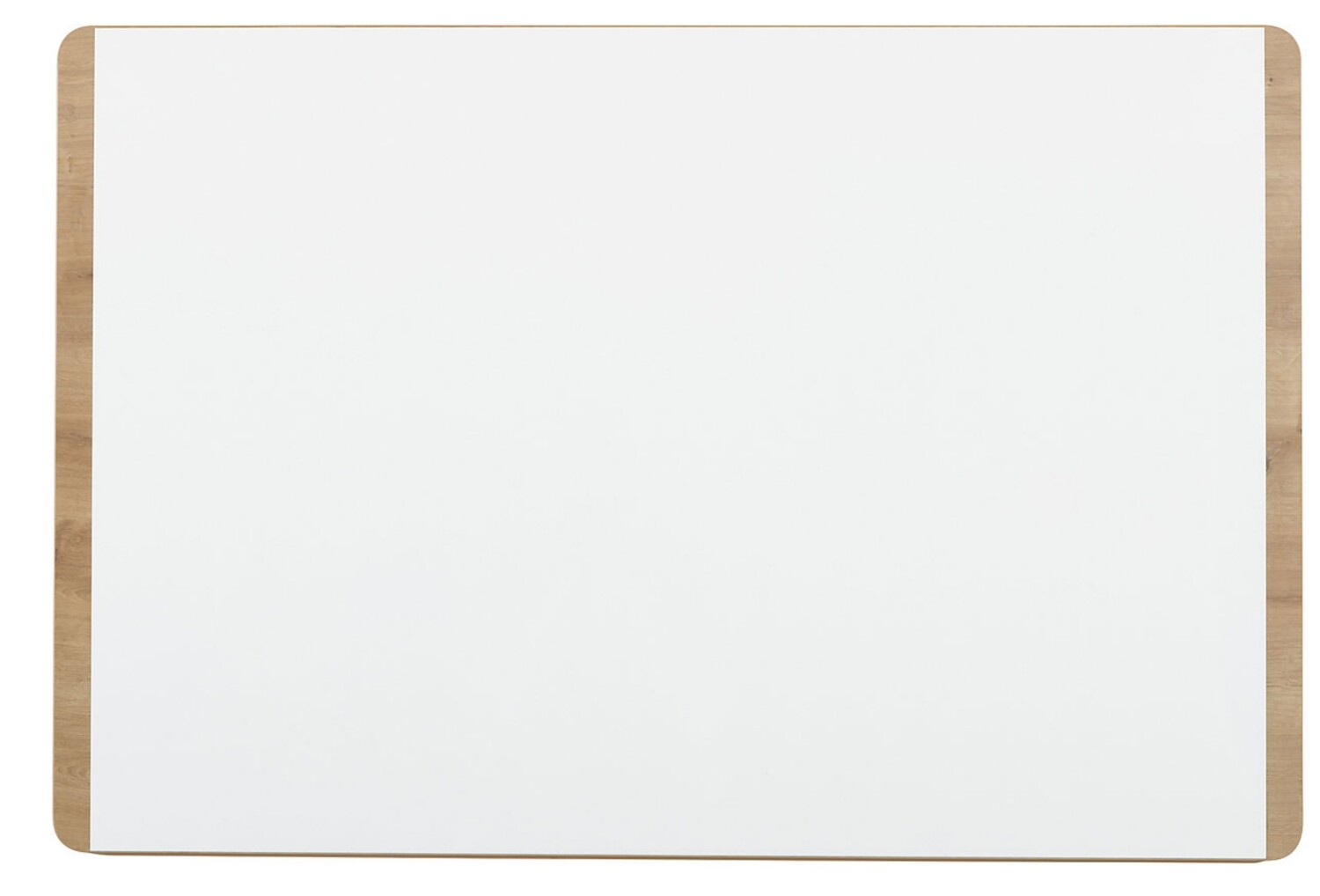 Die Weisswandtafel mit der Holzoptik 75 x 115 cm