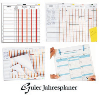 Jahres-, Quartals- &amp; Waschküchenplaner
