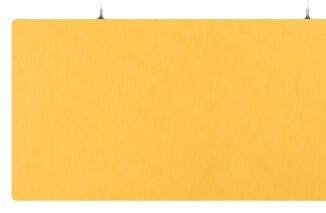 Gelbe Filz-Deckenplatte 60 x 120 x 1,9 cm