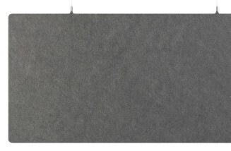 Dunkelgraue Filz-Wandplatte 60 x 120 x 1,9 cm