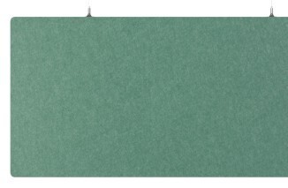 Petrolgrüne Filz-Wandplatte 60 x 120 x 1,9 cm