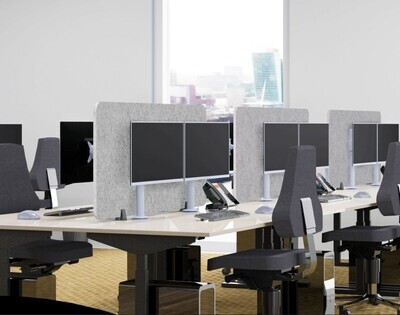 Schreibisch-Trennwand