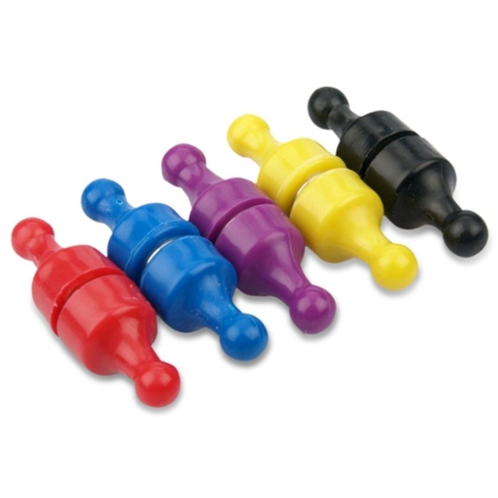 Magnet Kegelform, Farbig assortiert, Haftkraft 1.6 kg - 10er-Set