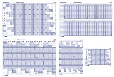 Karton- und Papier-Jahresplaner 2026