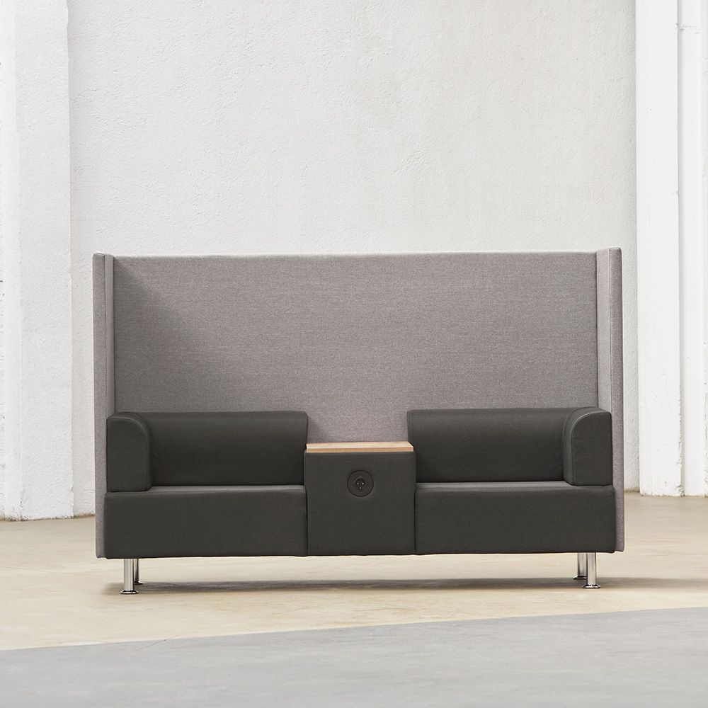 SOFT SEATING Doppelsitz mit Tisch - 200x129x68cm