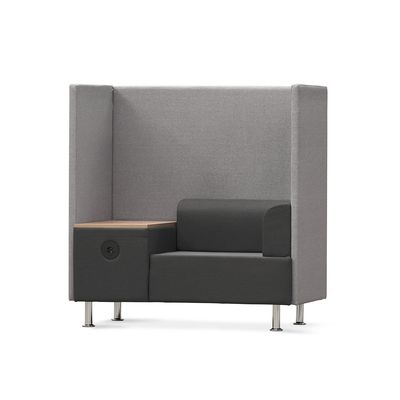 SOFT SEATING Einzelsitz mit Tisch - 125x129x68cm