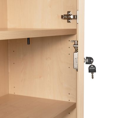 Melaminschrank mit Abdeckplatte